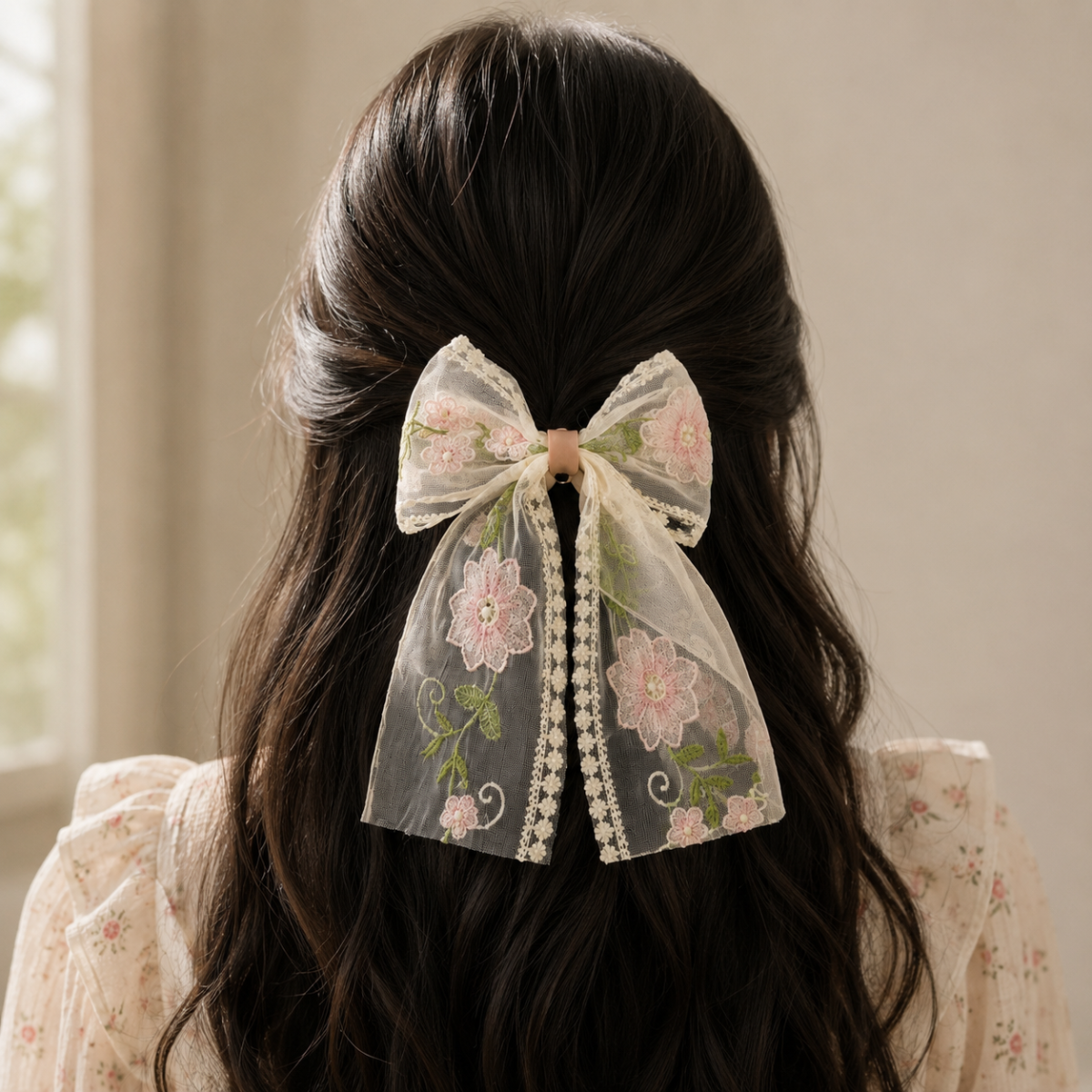 Lace Bow Floral